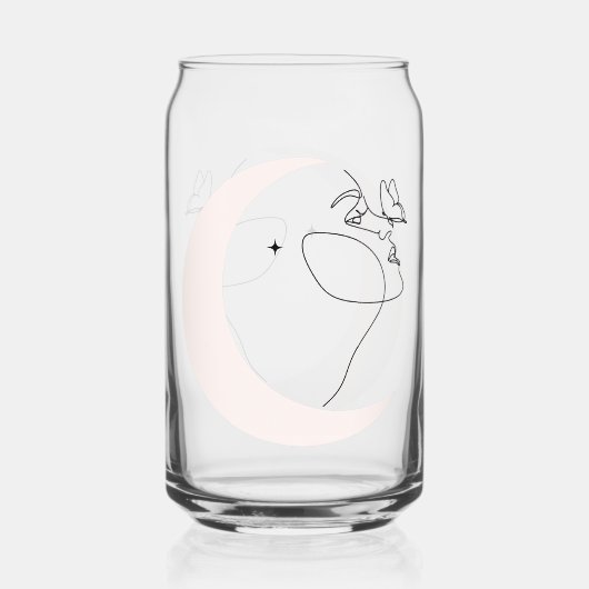 Vrouw Blikvorm Glas (Voorkant)