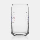 Vrouw Blikvorm Glas (Links)