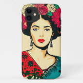 Vrouw bloem Case-Mate iPhone case (Achterkant)