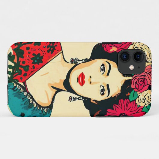 Vrouw bloem Case-Mate iPhone case (Achterkant (horizontaal))