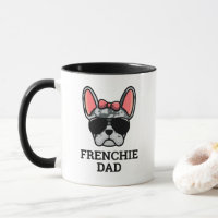 Vrouw Blue Merle French Bulldog Frenchie Dog Dad