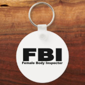 Vrouw Body Inspecteur Sleutelhanger (Voorkant)