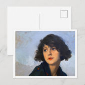 Vrouw, Boulet, 1927 Art Briefkaart (Voorkant / Achterkant)