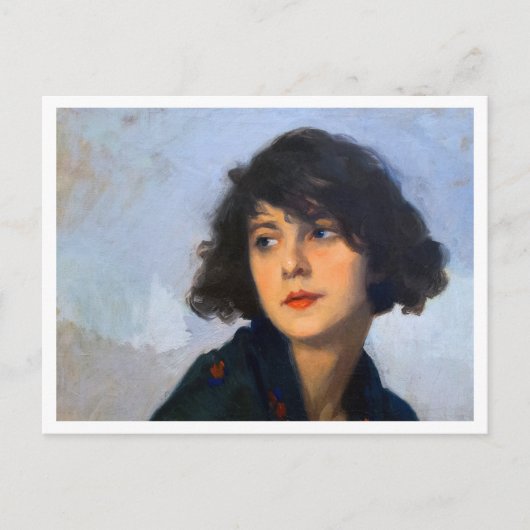 Vrouw, Boulet, 1927 Art Briefkaart (Voorkant)