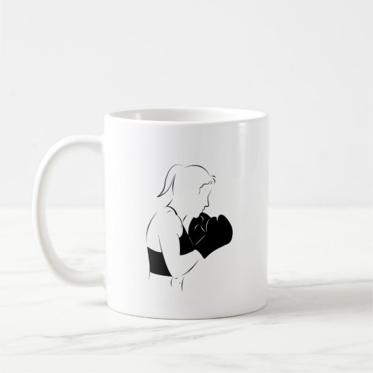 Vrouw Boxer Koffiemok (Links)