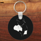 Vrouw Boxer Sleutelhanger (Voorkant)