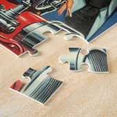  Vrouw brandweerman Legpuzzel (Zijkant)