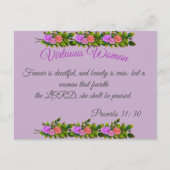 Vrouw Briefkaart (Voorkant)