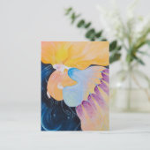 Vrouw. Briefkaart (Staand voorkant)