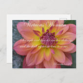 Vrouw Briefkaart (Voorkant / Achterkant)