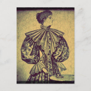 Vrouw Briefkaart