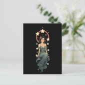vrouw briefkaart (Staand voorkant)