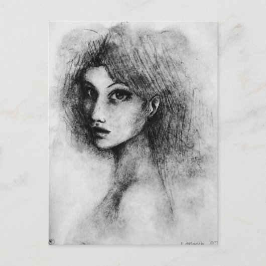 Vrouw Briefkaart (Voorkant)