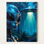 Vrouw buitenaardse wezens en UFO’s Planner (Achterkant)