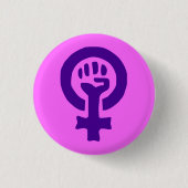 Vrouw Button (Voorkant)