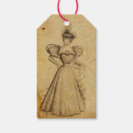  vrouw cadeaulabel