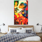 Vrouw Canvas Afdruk (Insitu (Slaapkamer))