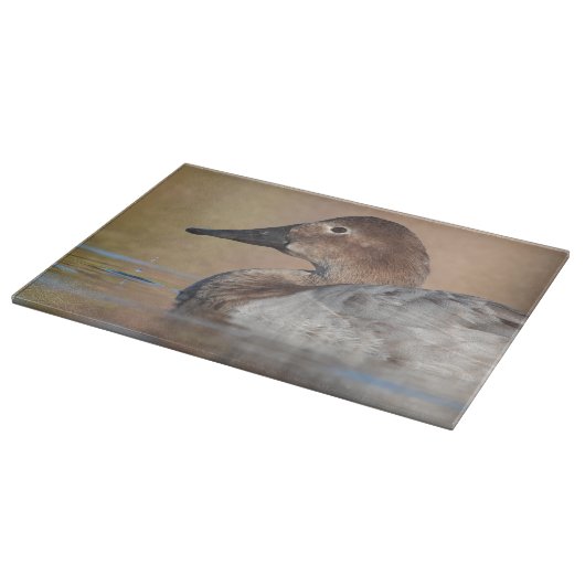 Vrouw Canvasback duck Profile Snijplank (Hoek)