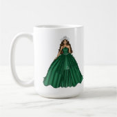 Vrouw Capricorn Goddess aangepaste tekst Koffiemok (Links)