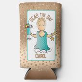 Vrouw Cartoon Grappig Gezegde Schattige Fun Cruise (Voorkant)