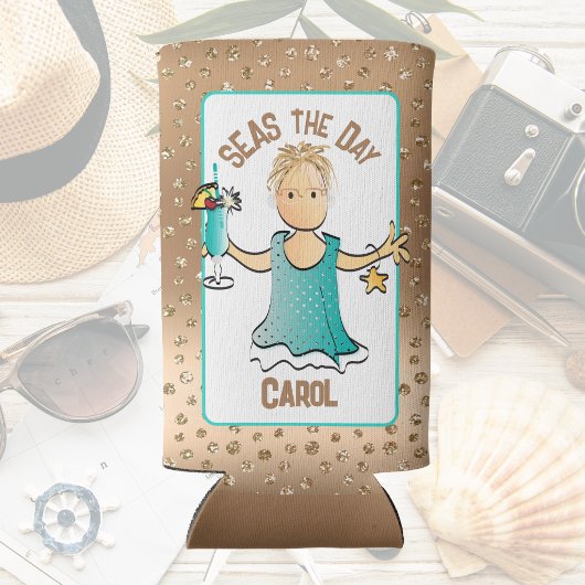 Vrouw Cartoon Grappig Gezegde Schattige Fun Cruise