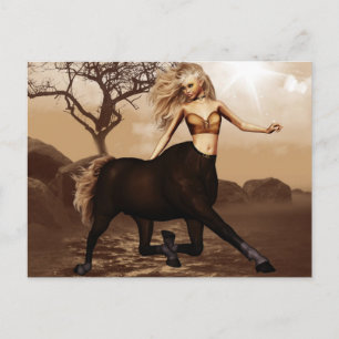 Vrouw Centaur Briefkaart