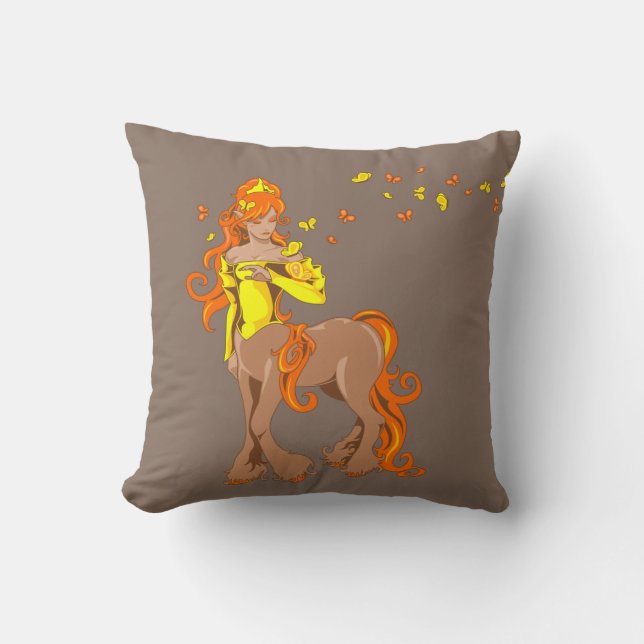 Vrouw centaur kussen (Voorkant)