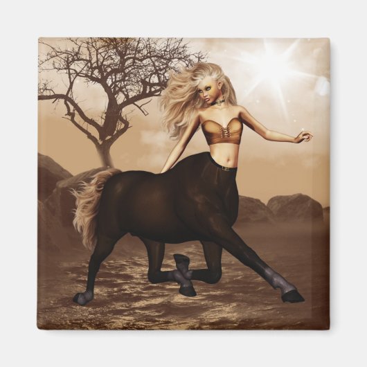 Vrouw Centaur Magnet Magneet (Voorkant)