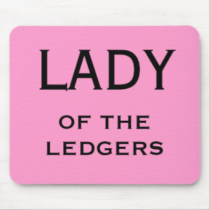 Vrouw CFO FD Funny Nickname - Lady of the Ledgers Muismat