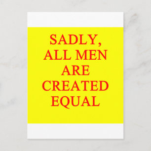 vrouw chauvinistisch varken briefkaart