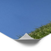 Vrouw cheerleader springt in air 3 poster (Hoek)