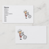 Vrouw Chef met Mixer Visitekaartje (Voorkant / Achterkant)
