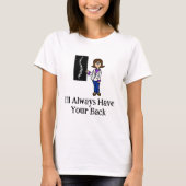 Vrouw Chiropractor of Spinal Surgeon T-Shirt (Voorkant)