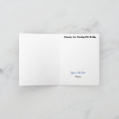 Vrouw Chiropractor Wenskaart Kaart (Binnen)