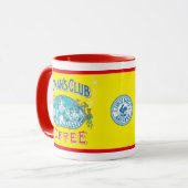 Vrouw Club Coffee Mok (Voorkant links)