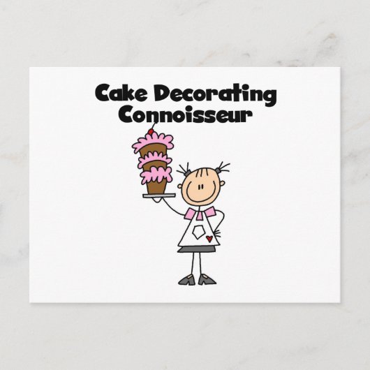 Vrouw Coker Decorting Connoisseur Briefkaart (Voorkant)