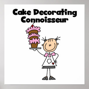 Vrouw Coker Decorting Connoisseur Poster