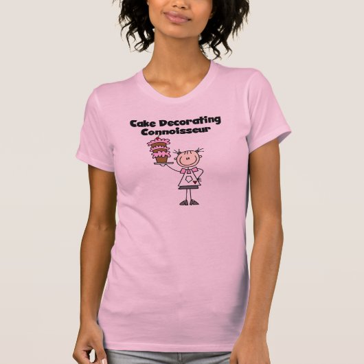 Vrouw Coker Decorting Connoisseur T-shirt (Voorkant)