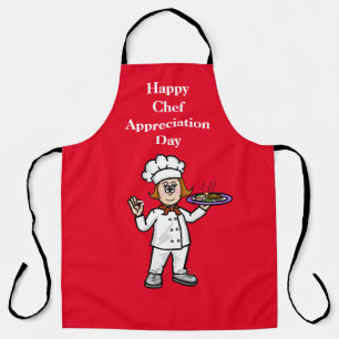 Vrouw Cook Chef Appreciation Day Apron Schort