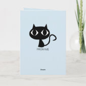 Vrouw Cosplayer Sentimentele Verjaardag Kaart (Achterkant)