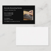 Vrouw CPA Accountant Visitekaartje (Voorkant / Achterkant)