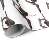 Vrouw Dancer Thunder_Cove Cadeaupapier (Rol Hoek)