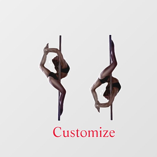 Vrouw Dancer Thunder_Cove Raamsticker (Vel)