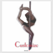 Vrouw Dancer Thunder_Cove Sticker (Vel)
