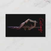 Vrouw Dancer Thunder_Cove Visitekaartje (Achterkant)
