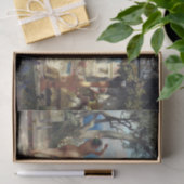 Vrouw dansen onder dolken tissuepapier (Geschenk)