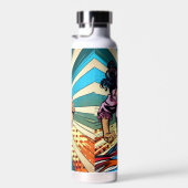 vrouw dansen salsa Pop kunst Waterfles (Rechts)