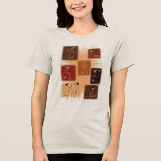 Vrouw - de ruggengraat Tri-Blend shirt