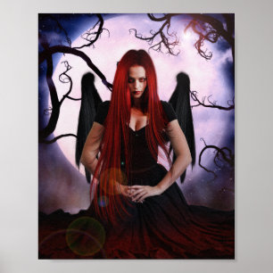 Vrouw demon van de nacht poster