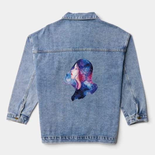 Vrouw Denim Jacket (Achterkant)